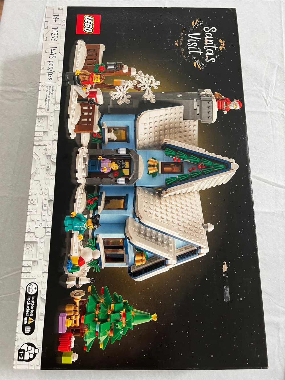 LEGO | Santa's Visit Holiday House Blue & White 10293 Collectible NWT Ages 18+